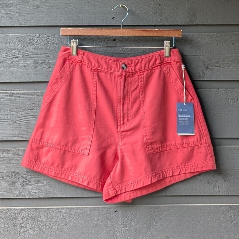 Universal Thread High-Rise Utility Shorts Patch Pockets